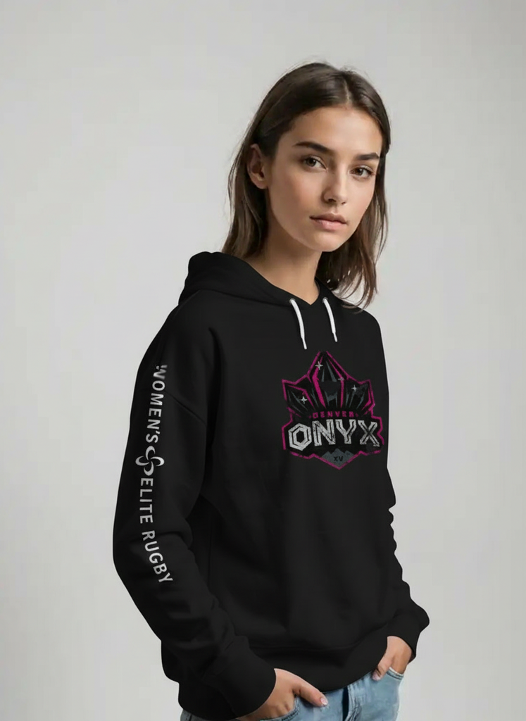 Onyx Distressed LW Hoodie