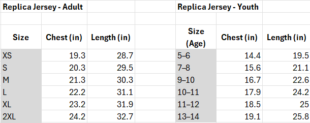 PRE-ORDER Banshees 2026 Replica