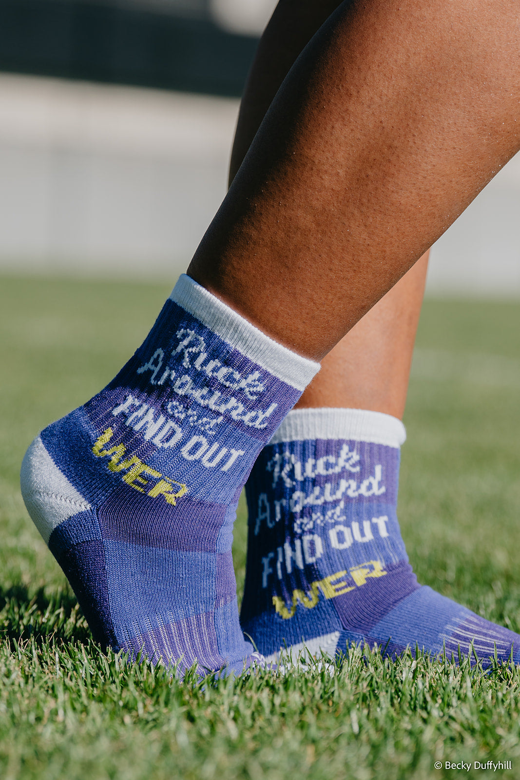 Ruck Around and Find Out Socks