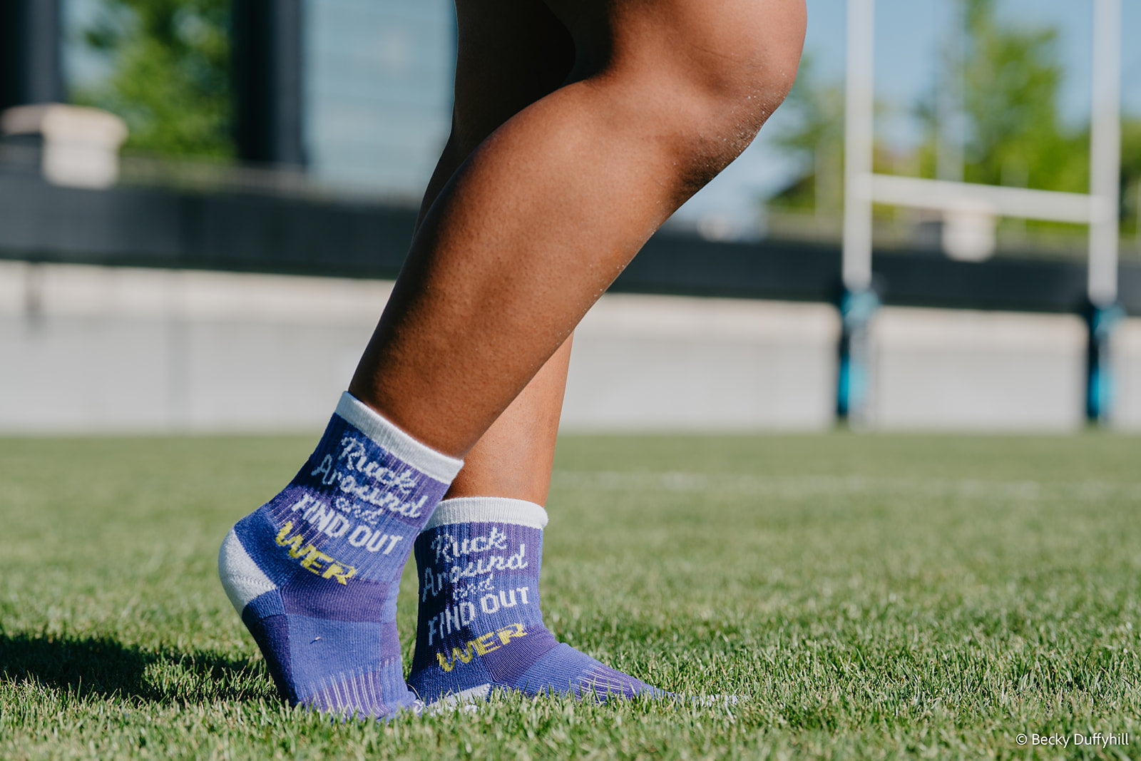 Ruck Around and Find Out Socks
